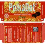 PolkaDot Magic Mushroom Belgain Chocolate : Reeses 4g 10-Pack with Master Case (5x2.5in) *Empty Box* (CaSupply)