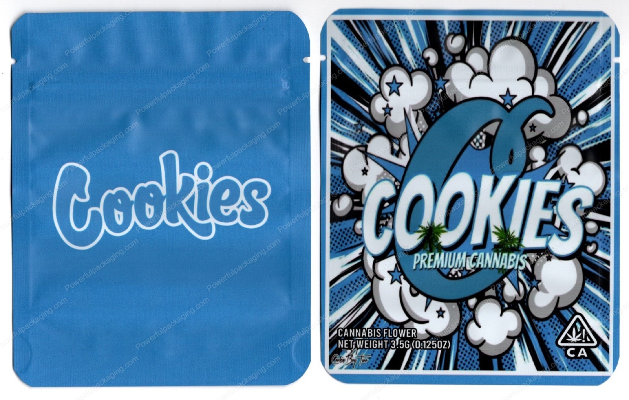 Cookies : Explosion Flower Packaging 3.5 Mylar Bag *Empty Bags* (#C3)