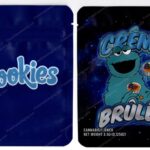 Cookies : Creme Brulee Flower Packaging 3.5 Mylar Bag *Empty Bags* (#C3)