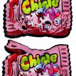 Fumi Chicle 3.5 Mylar Shaped Bag Flower Packaging *Empty Bags* (CaSupply) (#C1S)