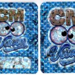 CM Vision Reflective Flower Packaging 3.5 Mylar Bag *Empty Bags* (#C3)