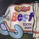 High Limit : Best Tooth Paste Pound Bag Shaped Mylar 1lb Bag *Empty Bag* (CaSupply)