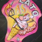 High Limit : Gas Lato Pound Bag Shaped Mylar 1lb Bag *Empty Bag* (CaSupply)