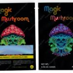 Magic Mushroom Version-12 Psilocybin Reflective Mushroom Packaging Mylar Bag  *Empty Bags* (CaSupply) (#C3S)