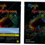 Magic Mushroom Version-3 Psilocybin Reflective Mushroom Packaging Mylar Bag  *Empty Bags* (CaSupply) (#C3S)