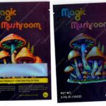 Magic Mushroom Version-8 Psilocybin Reflective Mushroom Packaging Mylar Bag  *Empty Bags* (CaSupply) (#C3S)