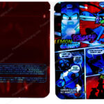 MegaMan Lemon Cherry Candy Generic Reflective Flower Packaging 3.5 Mylar Bag *Empty Bags* (#RC1)