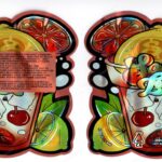 SherbMoney Sour Lemons 3.5 Mylar Shaped Bag Flower Packaging *Empty Bags* (CaSupply) (#C1S)