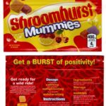Shroomburst Mummies Original 4g Edible Packaging Mylar Bag *Empty Bags* (CaSupply) (#C3S)