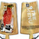 The Menu A5 Meat 3.5 Mylar Shaped Bag Flower Packaging *Empty Bags* (CaSupply) (#C1S)