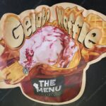 The Menu : Gelato Waffle Pound Bag Shaped Mylar 1lb Bag *Empty Bag* (CaSupply)