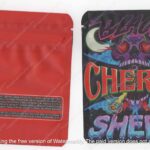 Black Cherry Sherb Flower Bag 3.5 Mylar Bag *Empty Bags* (#A5)