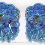 Blue Bubble Gum Gelato Cannabis Co Flower Bag 3.5 Mylar Bag *Empty Bags* (#A5)