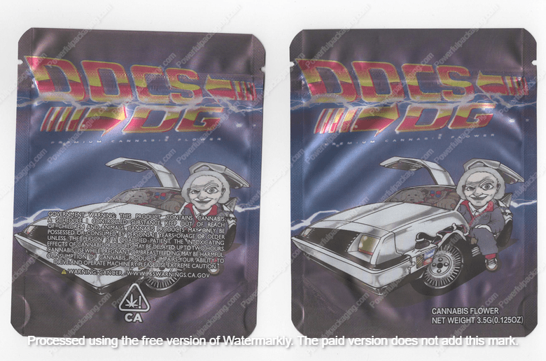 Docs OG Generic Flower Bag 3.5 Mylar Bag *Empty Bags* (#A6)