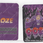 Ooze Purple Wizard RXK Generic Flower Bag 3.5 Mylar Bag *Empty Bags* (#A6)